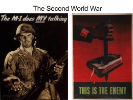 The Second World War and the Holocaust