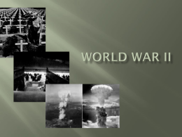 World War II - History Connections