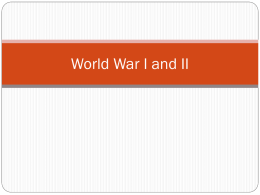 World War I - Euroakadeemia