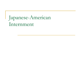 Japanese-American Internment