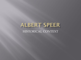 ALBERT SPEER