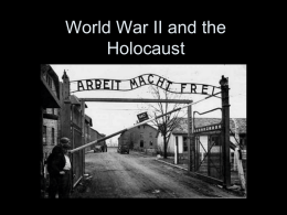 World War II and the Holocaust