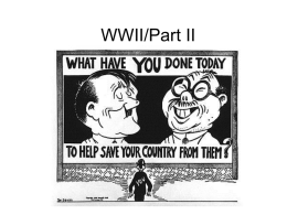 WWII/Part II Powerpoint