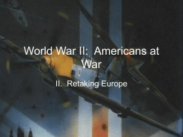World War II: Americans at War