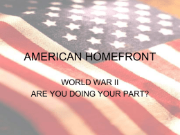 AMERICAN HOMEFRONT