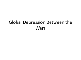 Global Depression Between the Wars