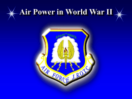 How Air Power Developed During World War II