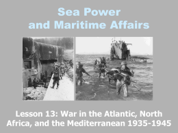 War in Atlantic - SUNY Maritime College