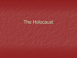 The Holocaust - Spokane Public Schools