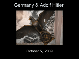 Germany & Adolf Hitler