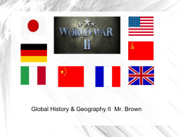 Anthony Pupplo 3-8-11 Global History & Geography II Mr. Brown