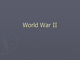 WWII--an overview