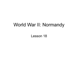 Lsn 18 World War II