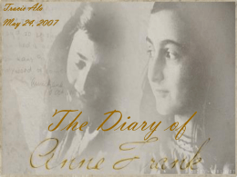 The Diary of Anne Frank - Etiwanda E