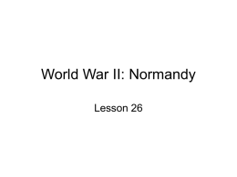 Lsn 26 World War II