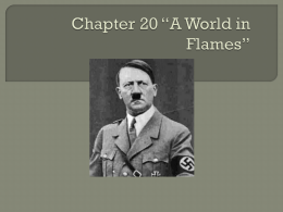 Chapter 20 “A World in Flames”