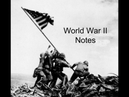 World War II Notes - Fort Thomas Independent Schools