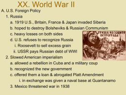 XX. World War II - Cal State LA
