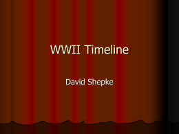 DMS_WWII Timeline