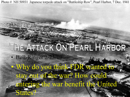 Pearl Harbor to 1944