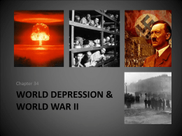 World Depression & World War II