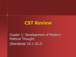 CST Review - Panorama High School