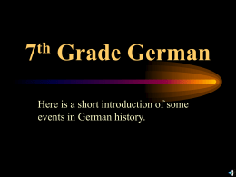 7th Grade German