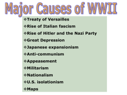 CausesWWII