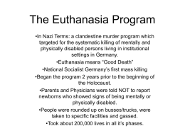 The Euthanasia Program
