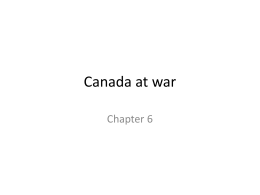Canada and World War 2