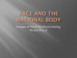 Race and the National Body