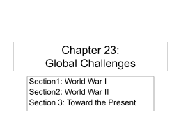 Chapter 23: Global Challenges