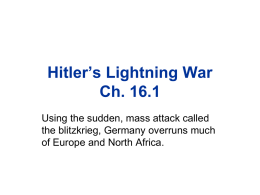 Hitler`s Lightning War Ch. 16.1