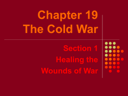 Chapter 19 The Cold War
