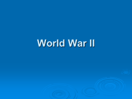 World War II German Aggression