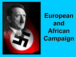 European and African Campaign