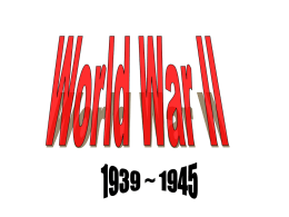 World War II - John Bowne High School