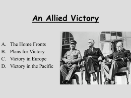An Allied Victory