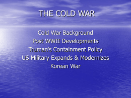 Truman & The Cold War