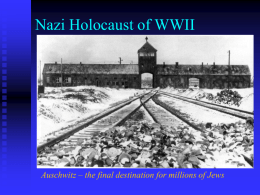 WWII Holocaust PowerPoint