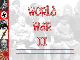 World War II: Causes and Effects