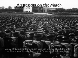 Agressors on the March 31.4
