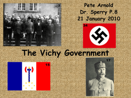 The Vichy Government