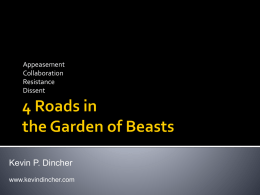 4 Roads in the Garden of Beasts