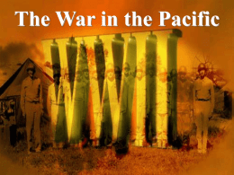War in Pacific