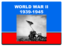 World War II (American and Global Version)