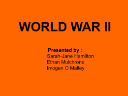 WORLD WAR ll