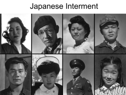 Japanese Interment - Japanese Internment