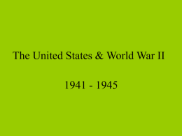 America and World War II