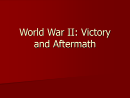 World War II Aftermath
